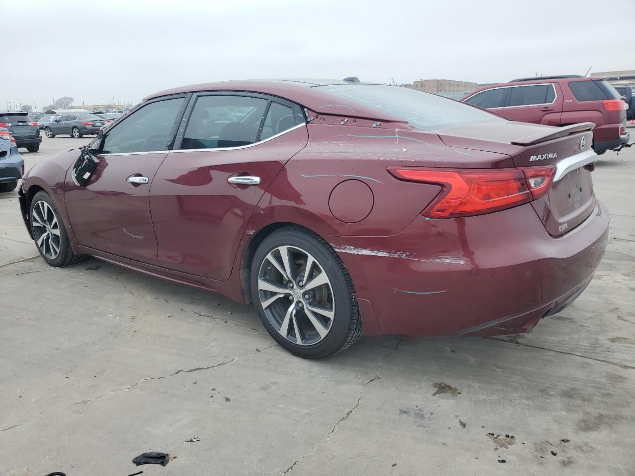 2017 Nissan Maxima VIN 1N4AA6AP8HC418192 Copart auction photo, side / minor dent/scratches damage thumbnail 2