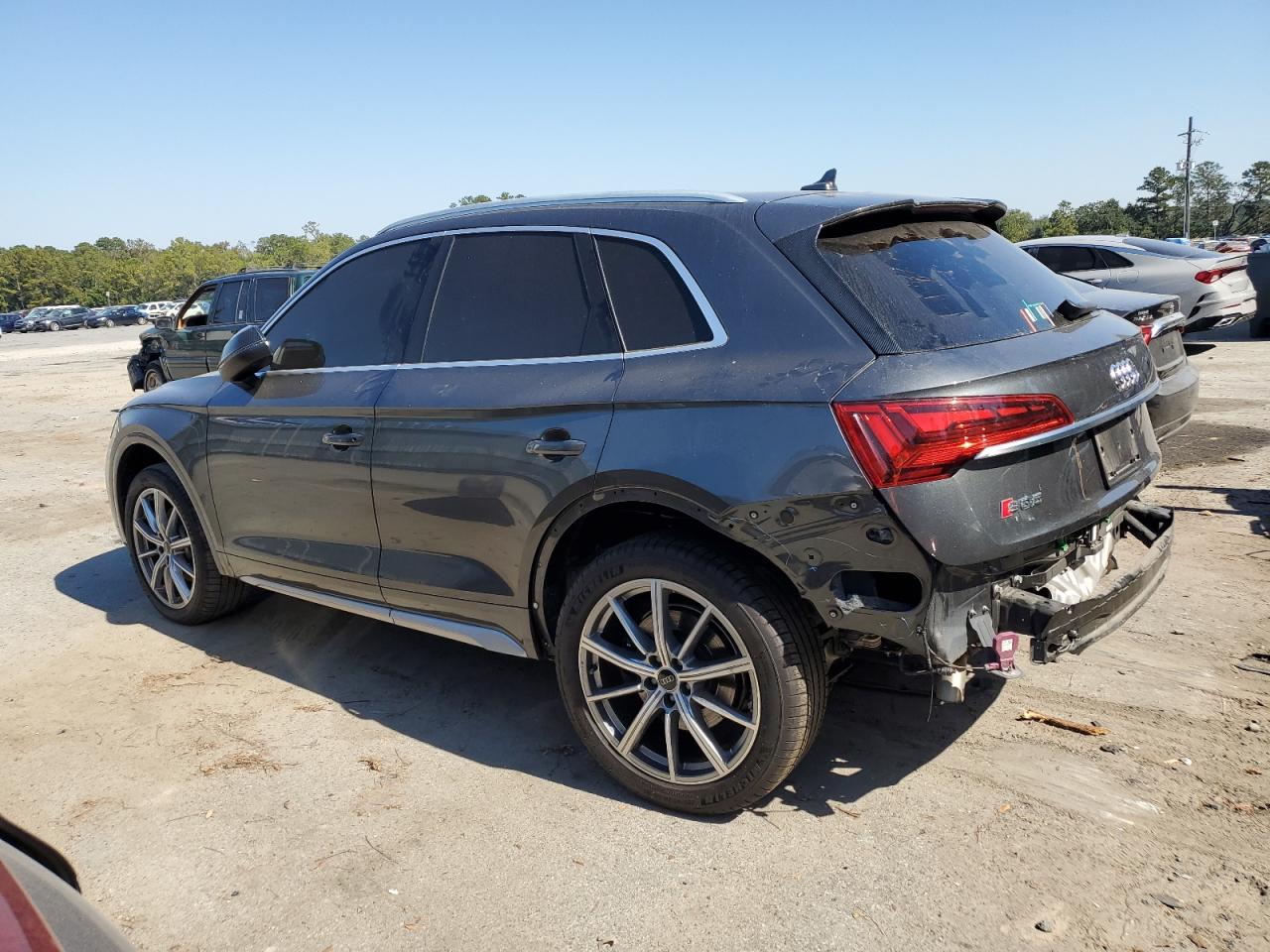 2021 Audi SQ5 VIN WA1B4AFY0M2026456 Copart auction photo, rear end / mechanical damage thumbnail 2