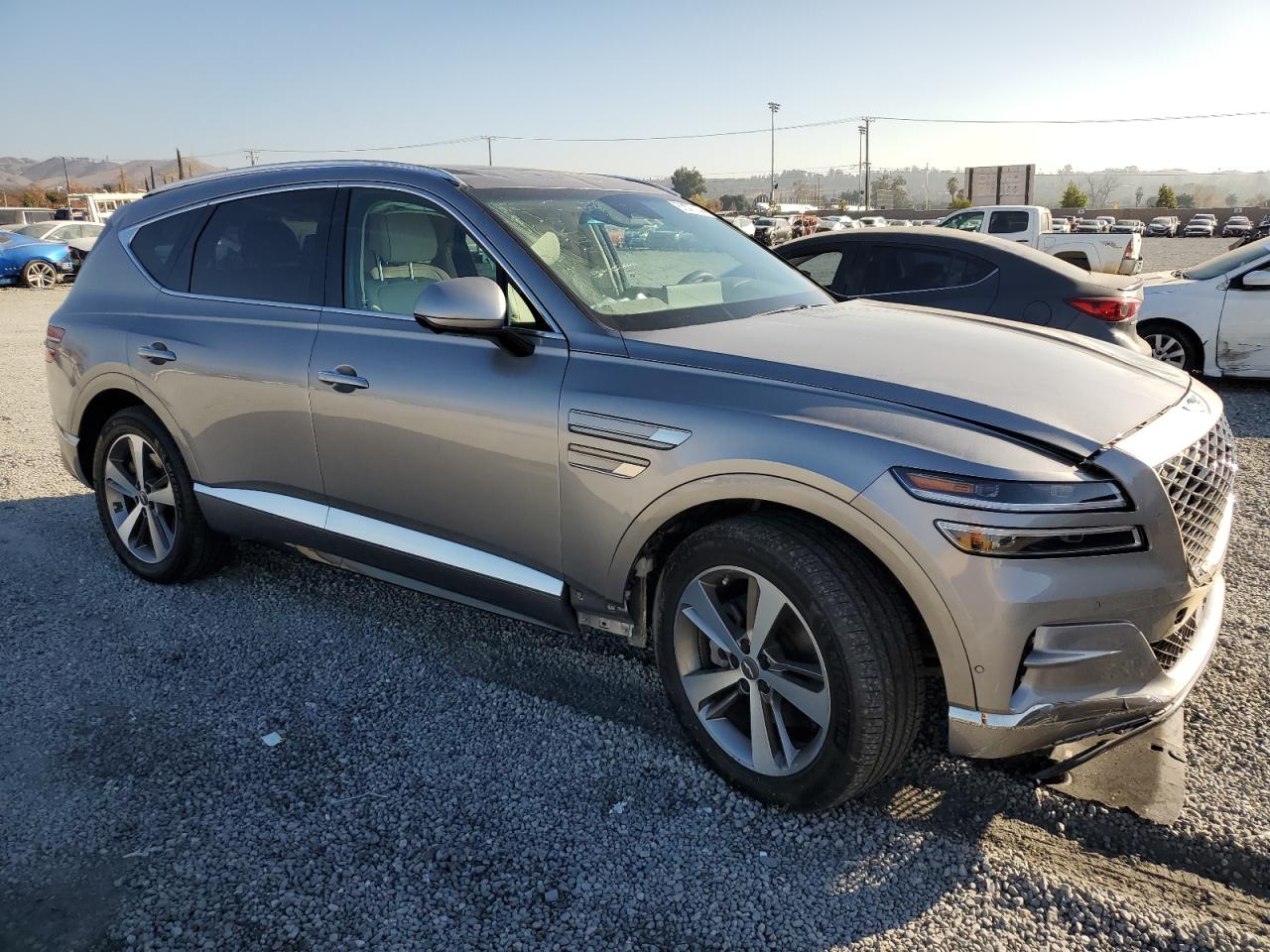 2021 Genesis Gv80 VIN KMUHBDSB6MU041473 Copart auction photo, all over damage thumbnail 4