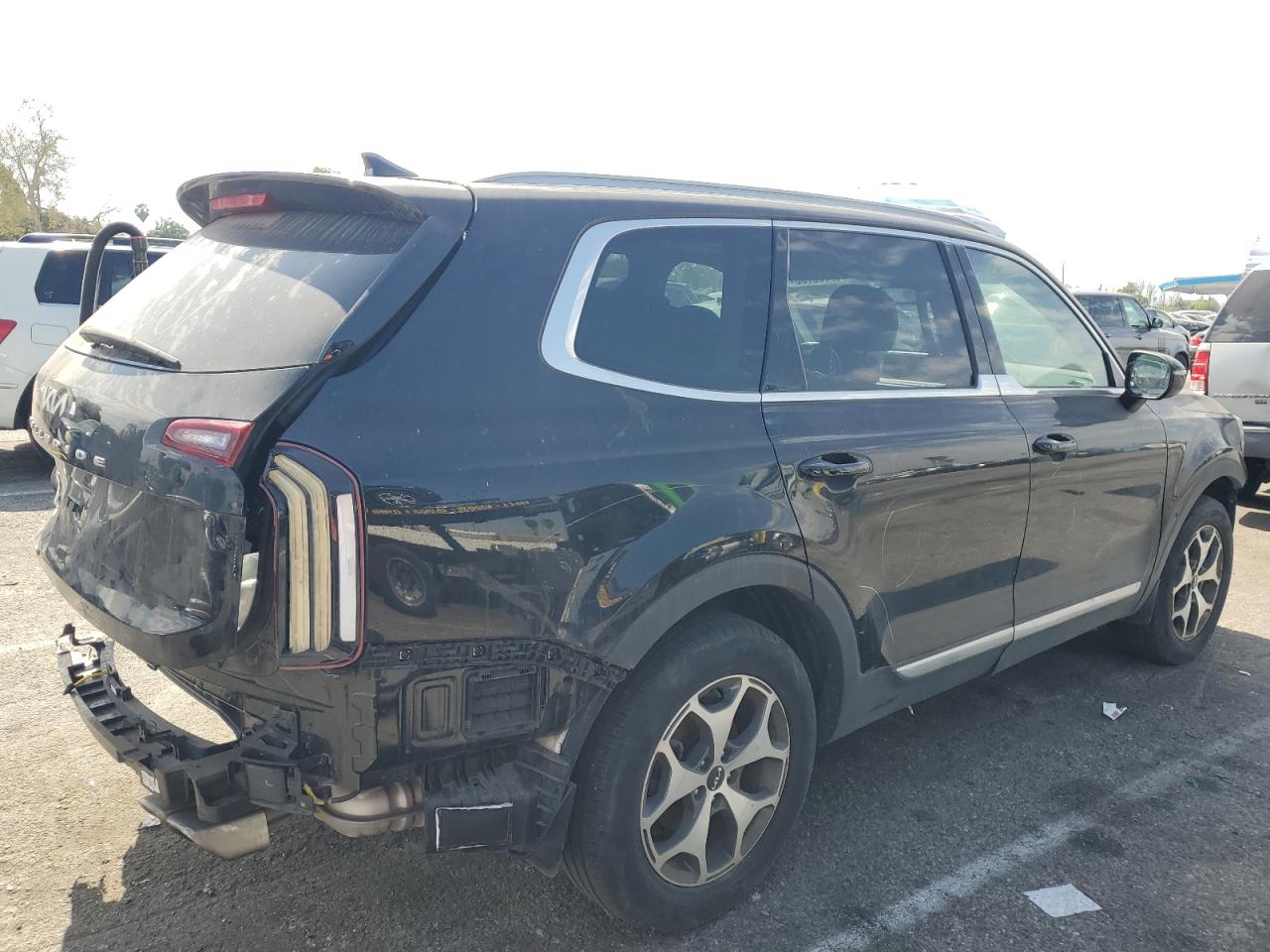 2022 KIA Telluride VIN 5XYP34HC2NG204313 Copart auction photo, front end / rear end damage thumbnail 3