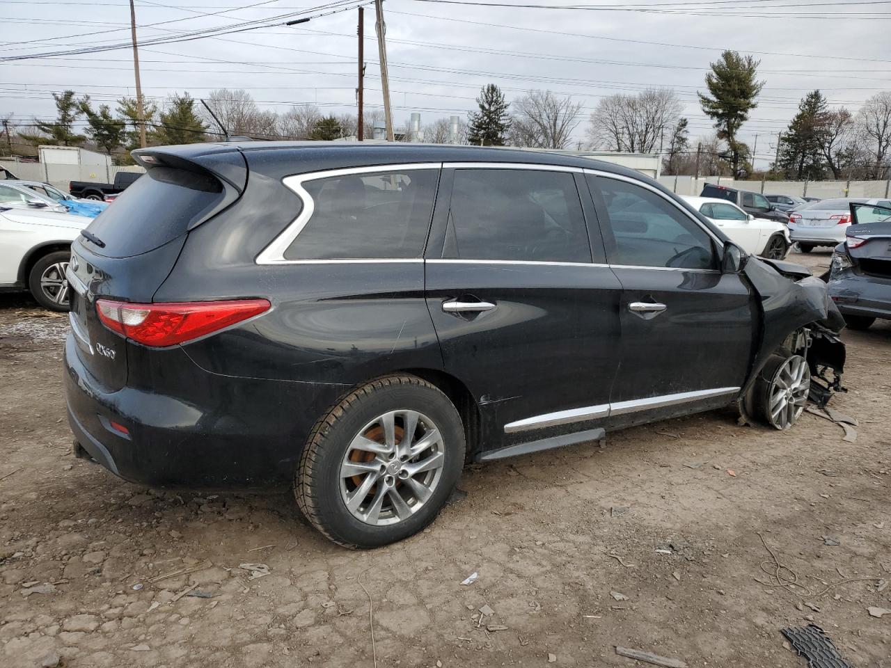 2015 Infiniti QX60 VIN 5N1AL0MM9FC535310 Copart auction photo, front end damage thumbnail 3