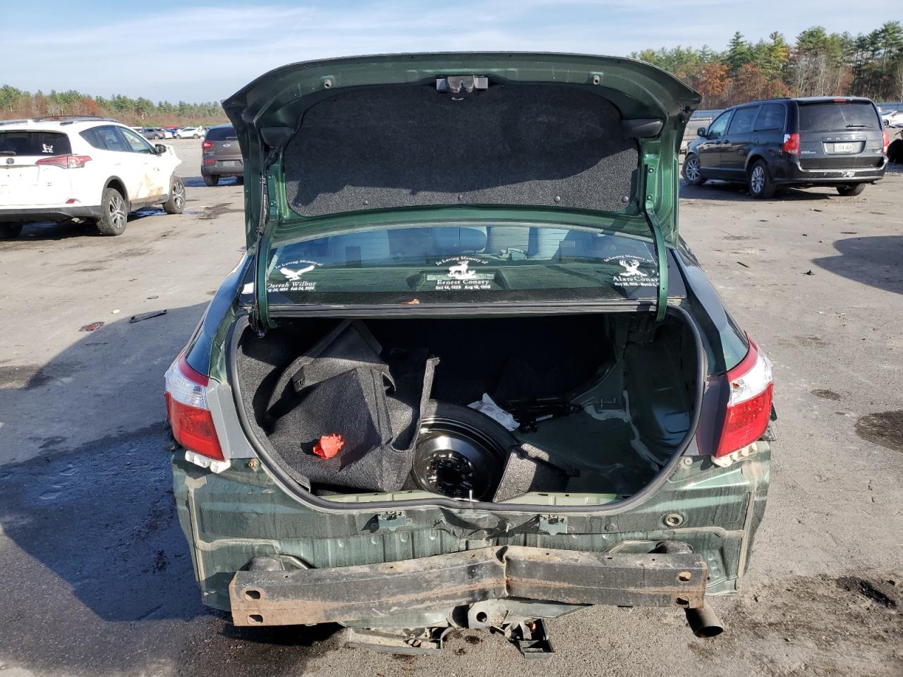 2016 Toyota Corolla VIN 2T1BURHE8GC588148 Copart auction photo, rear end damage thumbnail 6