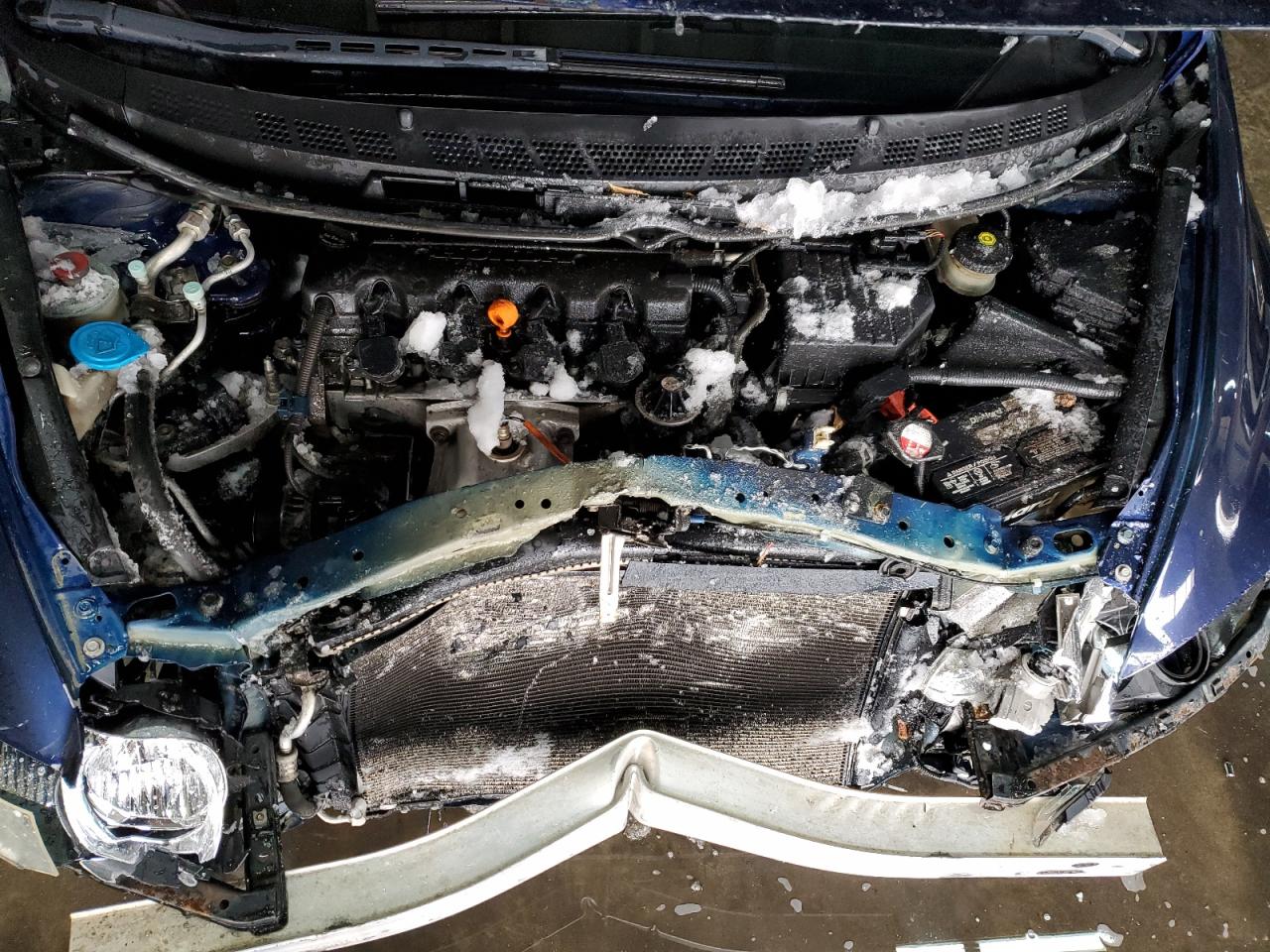 2011 Honda Civic VIN 2HGFG1B64BH513779 Copart auction photo, front end / rear end damage thumbnail 11