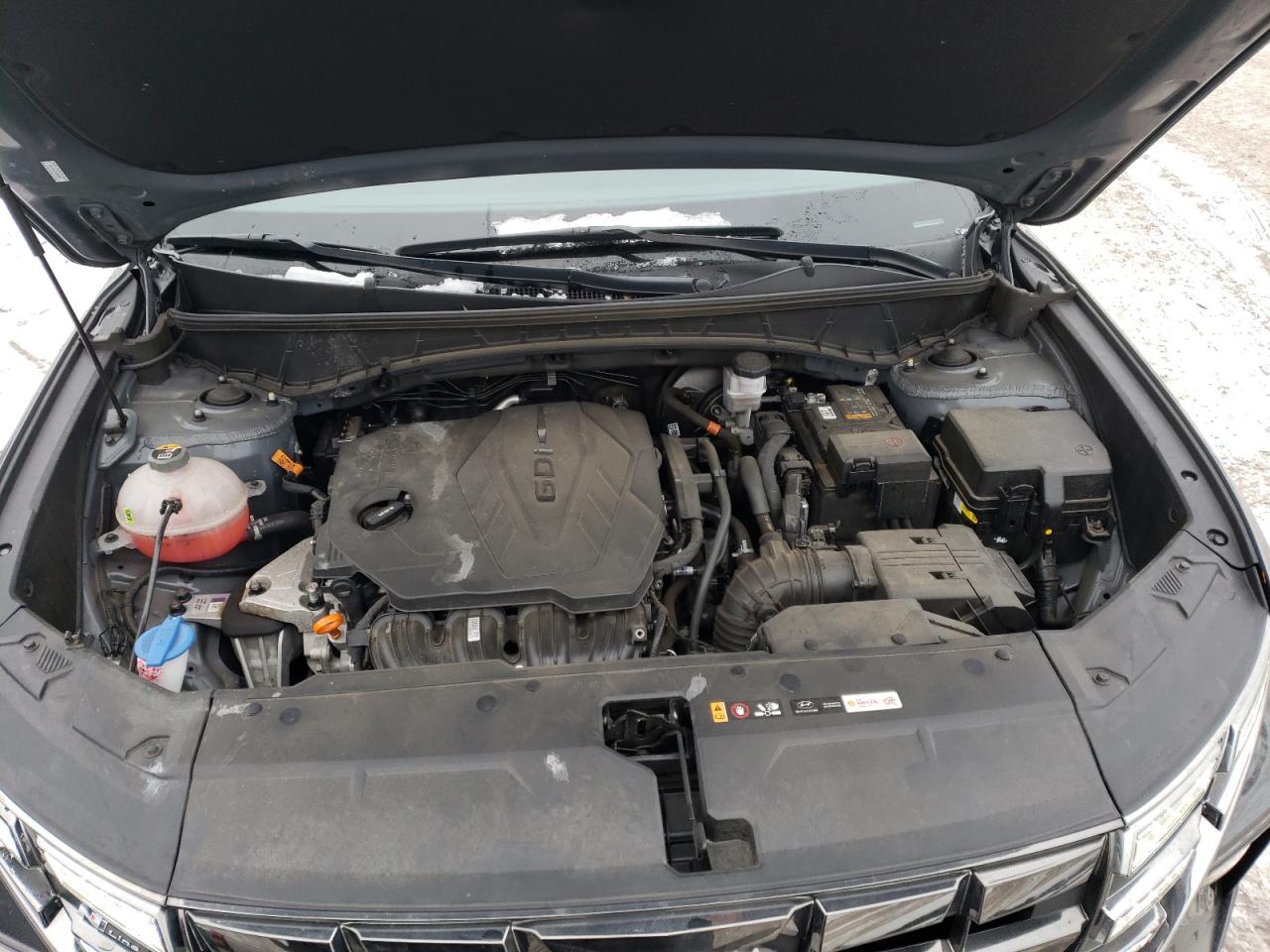 2023 Hyundai Tucson VIN KM8JFCAE1PU201869 Copart auction photo, rear end / undercarriage damage thumbnail 12