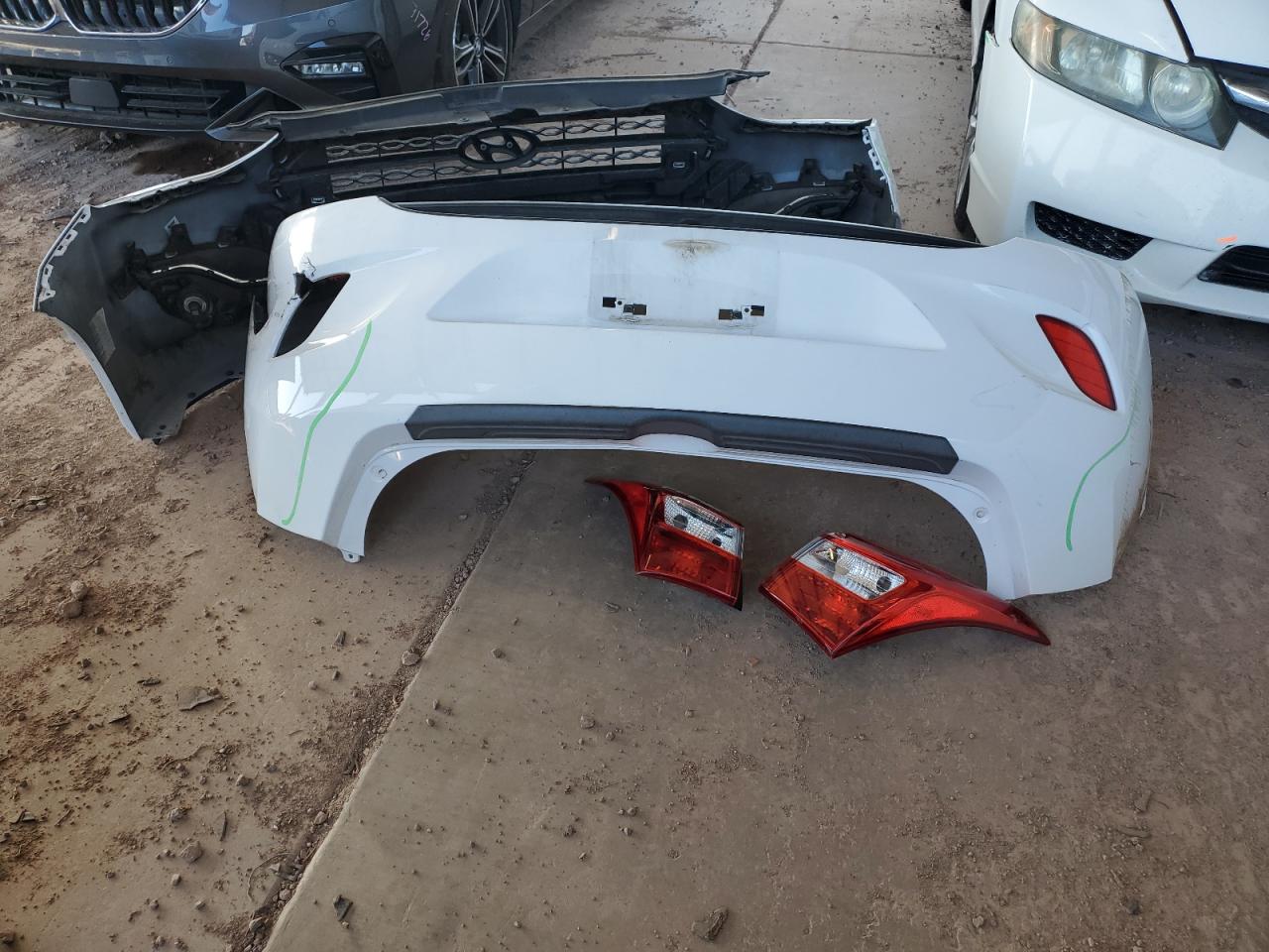 2016 Hyundai Elantra VIN KMHD35LH9GU317751 Copart auction photo, front end / rear end damage thumbnail 13