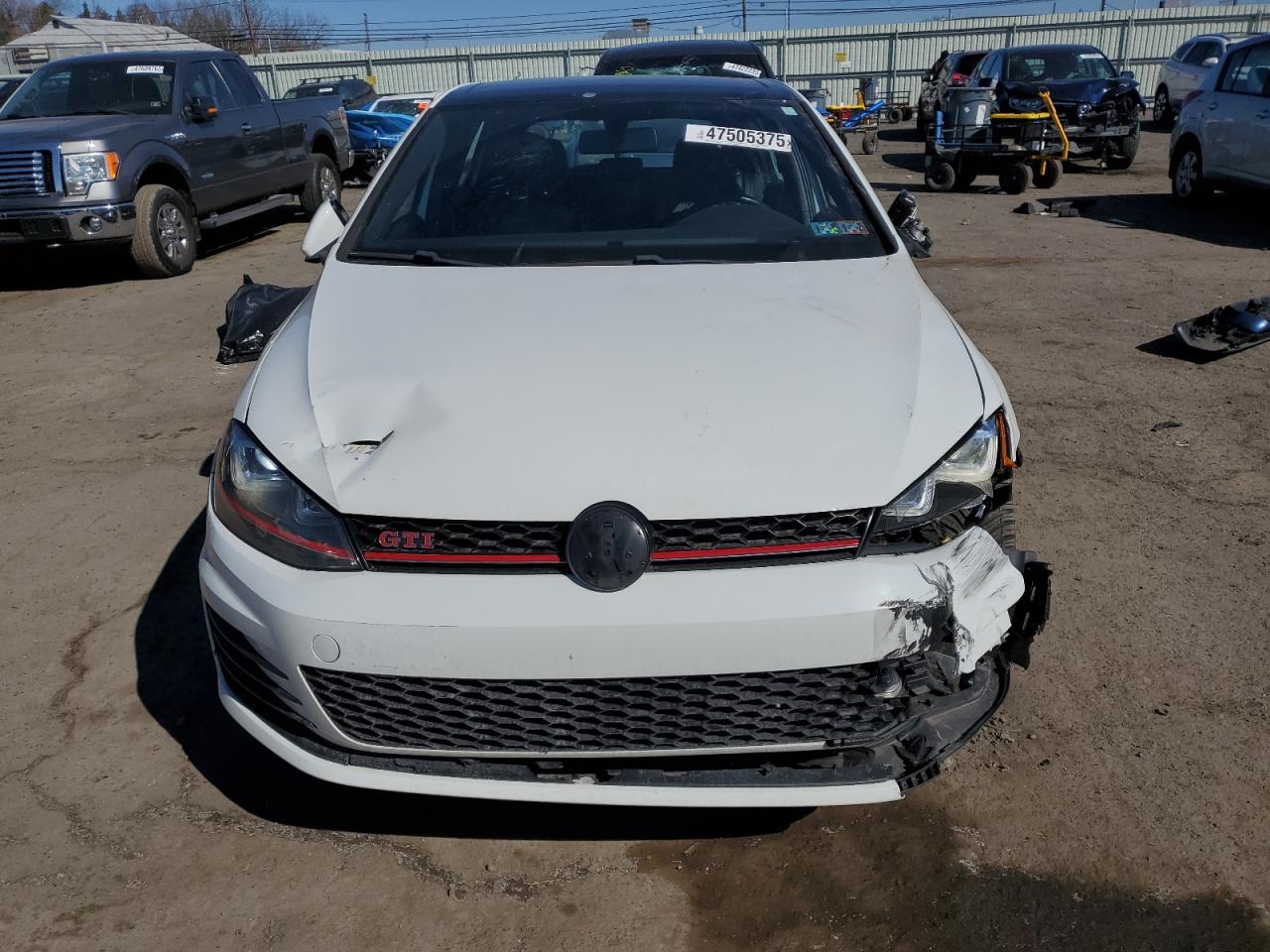 2016 Volkswagen GTI VIN 3VW547AU5GM050269 Copart auction photo, rear end / front end damage thumbnail 5