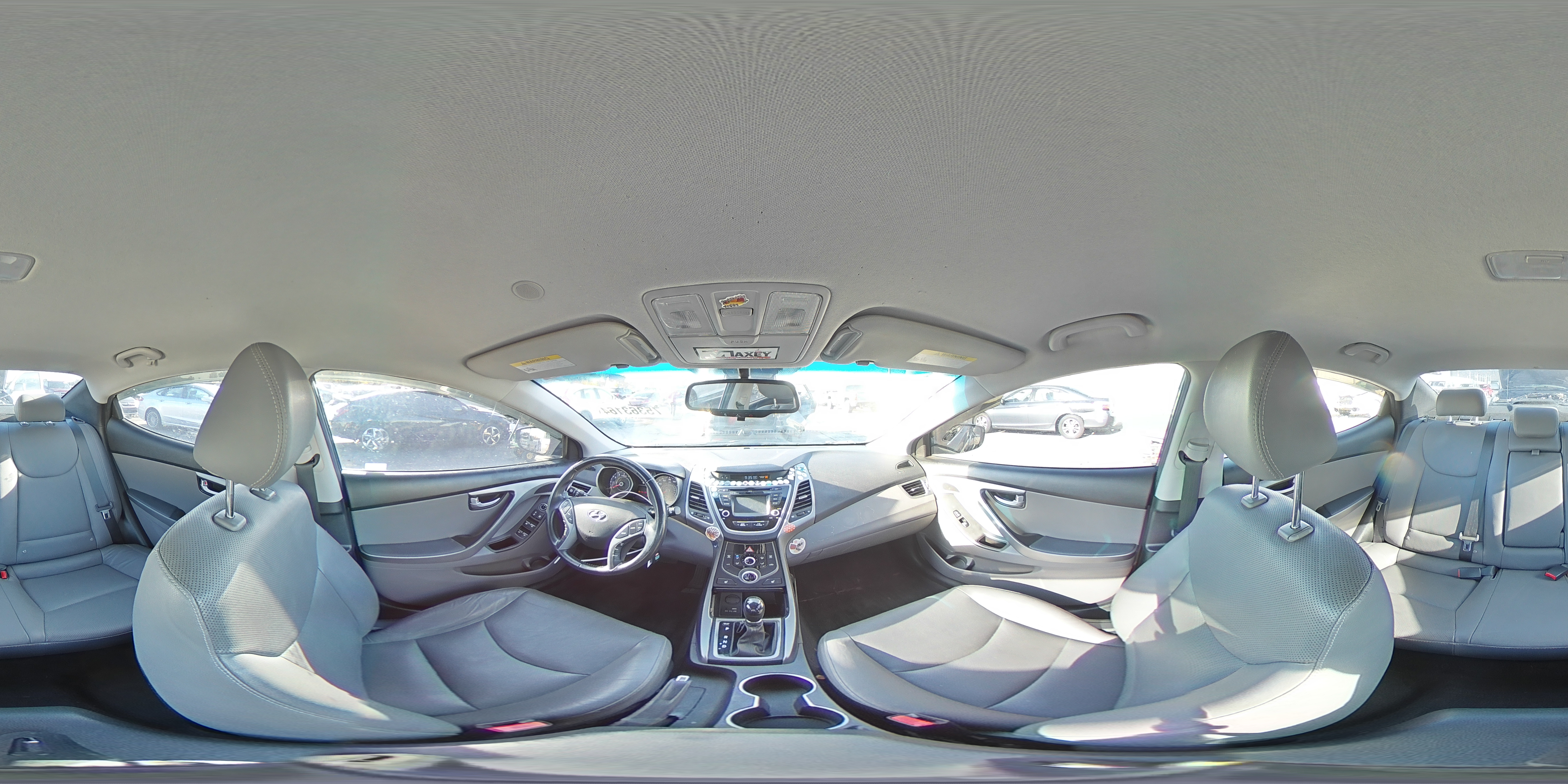 2015 Hyundai Elantra VIN KMHDH4AE5FU358641 Copart auction photo, front end / side damage thumbnail 15