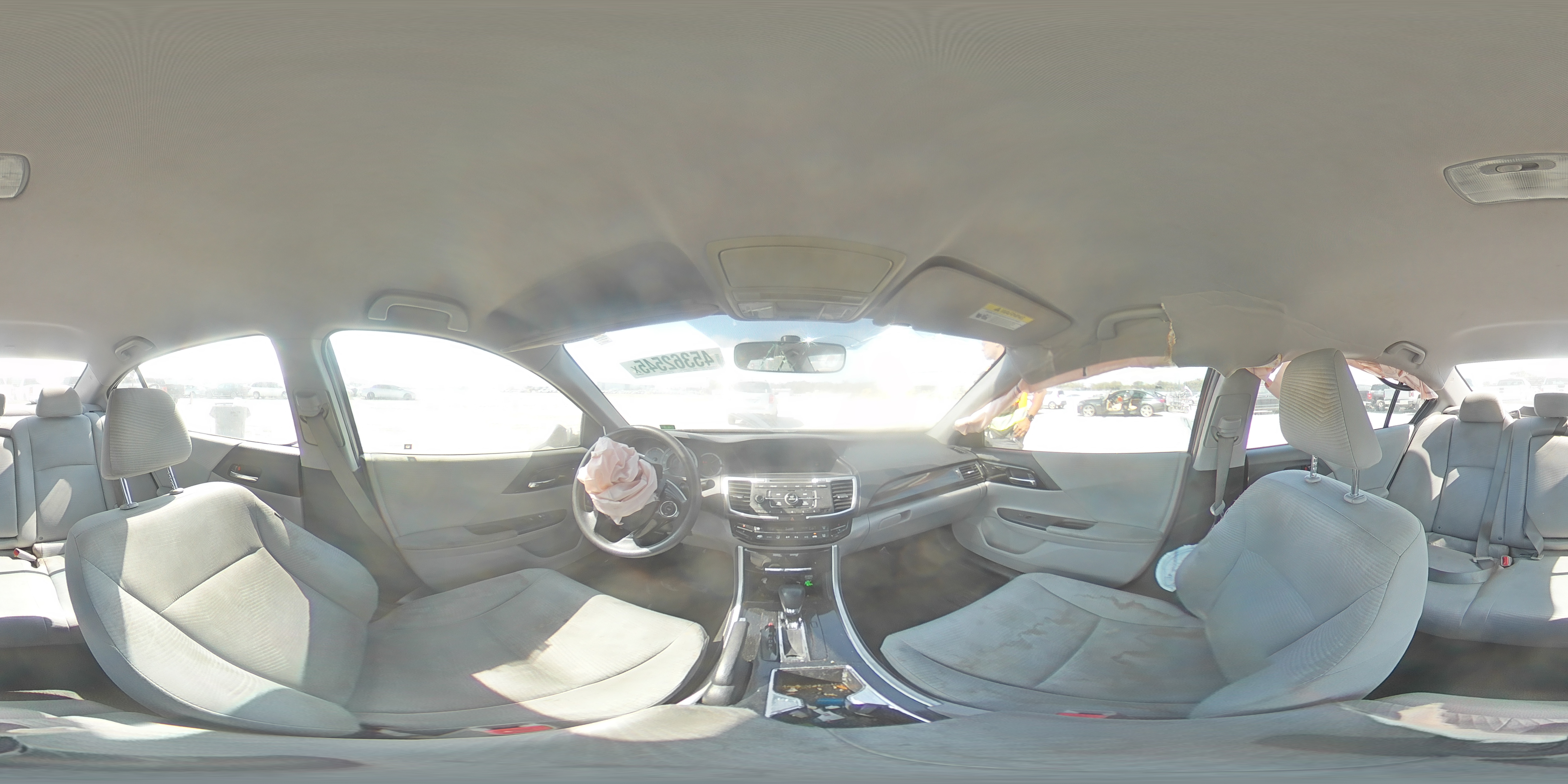 2017 Honda Accord VIN 1HGCR2F31HA080075 Copart auction photo, front end / all over damage thumbnail 13