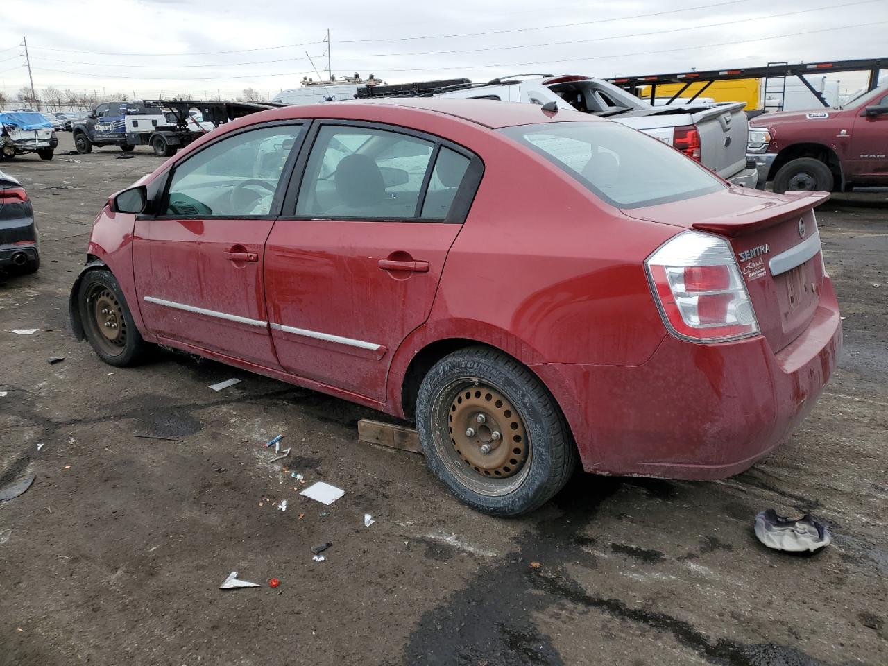 2012 Nissan Sentra VIN 3N1AB6AP3CL625385 Copart auction photo, front end damage thumbnail 2