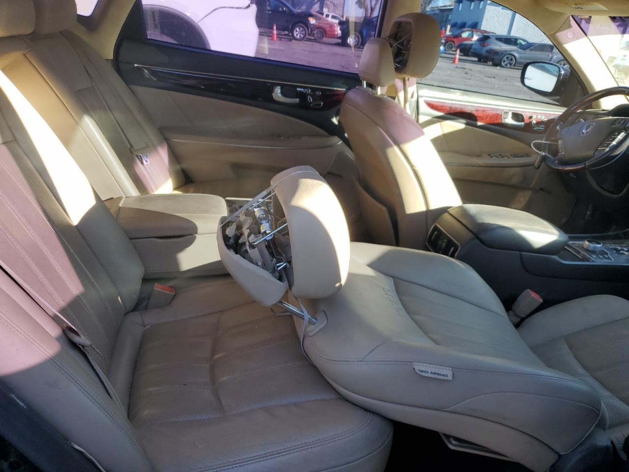 2013 Hyundai Equus VIN KMHGH4JH2DU065252 Copart auction photo, water/flood damage thumbnail 10