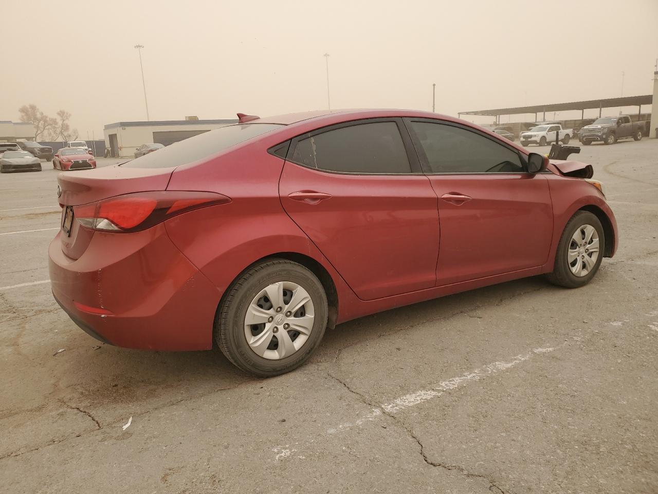 2016 Hyundai Elantra VIN 5NPDH4AE0GH768084 Copart auction photo, front end damage thumbnail 3