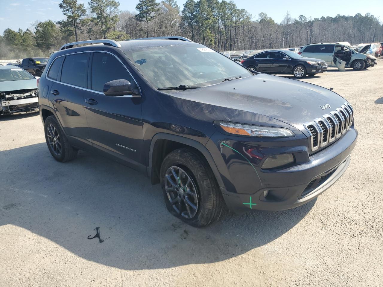 2016 Jeep Grand Cherokee VIN 1C4PJMCB0GW242455 Copart auction photo, side damage thumbnail 4