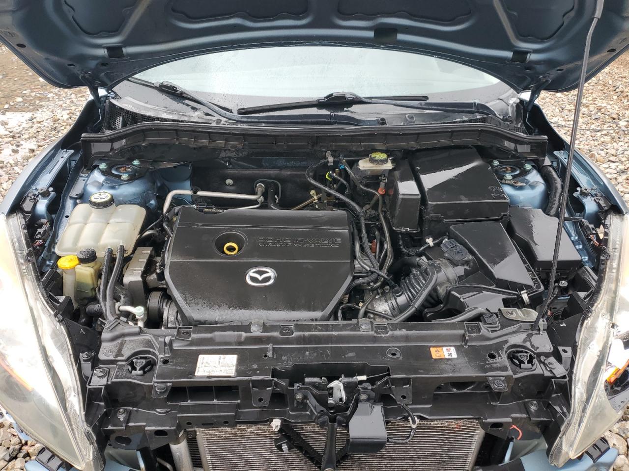2010 Mazda 3 VIN JM1BL1SF1A1285438 Copart auction photo, front end / rear end damage thumbnail 11