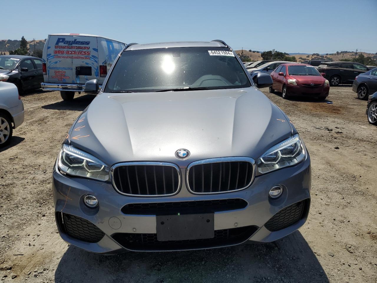2016 BMW X5 VIN 5UXKR2C55G0R70873 Copart auction photo, front end / side damage thumbnail 5