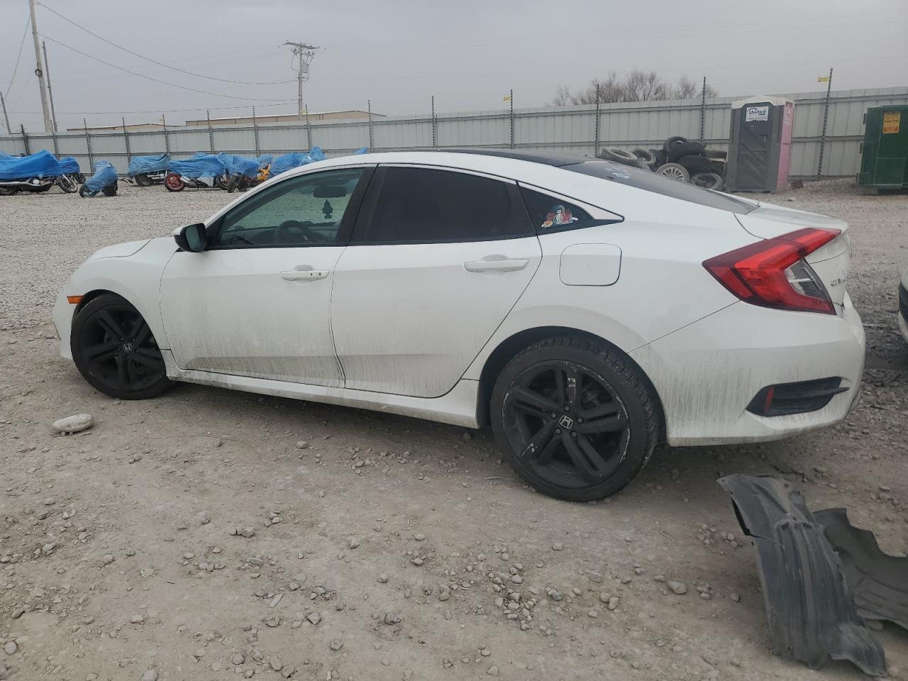 2019 Honda Civic VIN 19XFC2F62KE035416 Copart auction photo, front end damage thumbnail 2