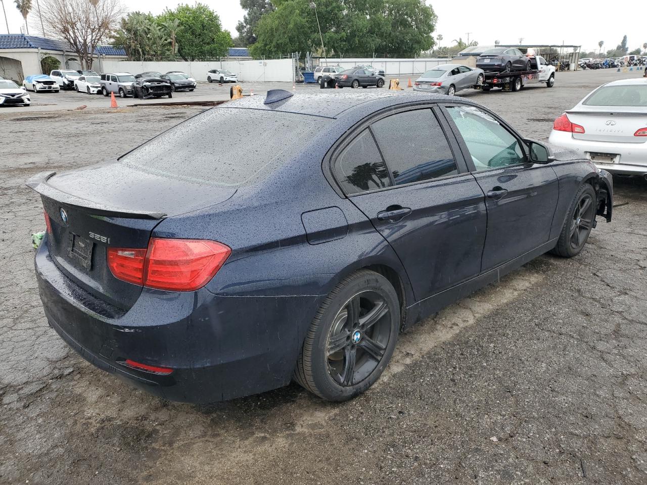 2012 BMW 3er VIN WBA3C1C58CA696989 Copart auction photo, front end damage thumbnail 3