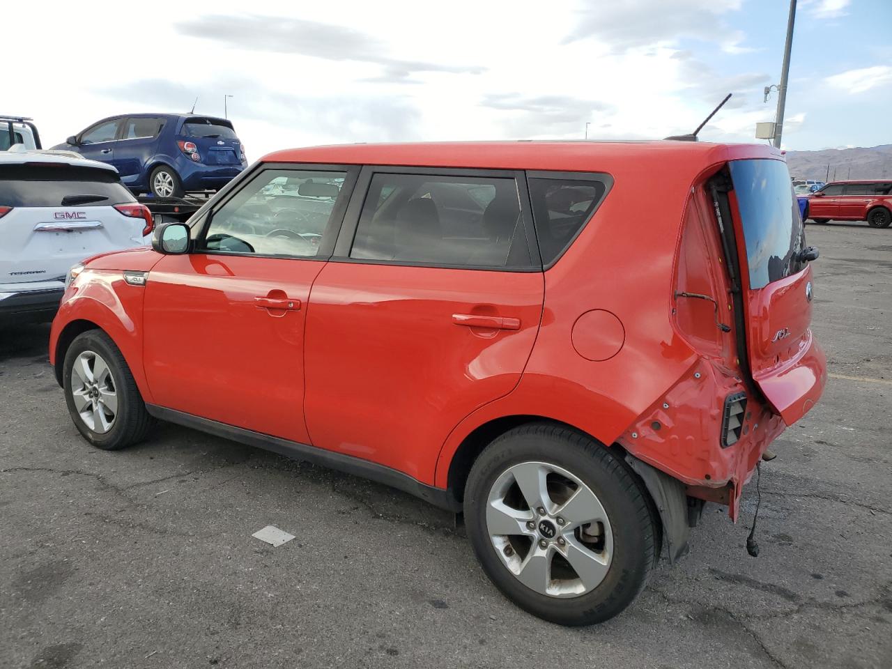 2019 KIA Soul VIN KNDJN2A27K7025330 Copart auction photo, rear end damage thumbnail 2