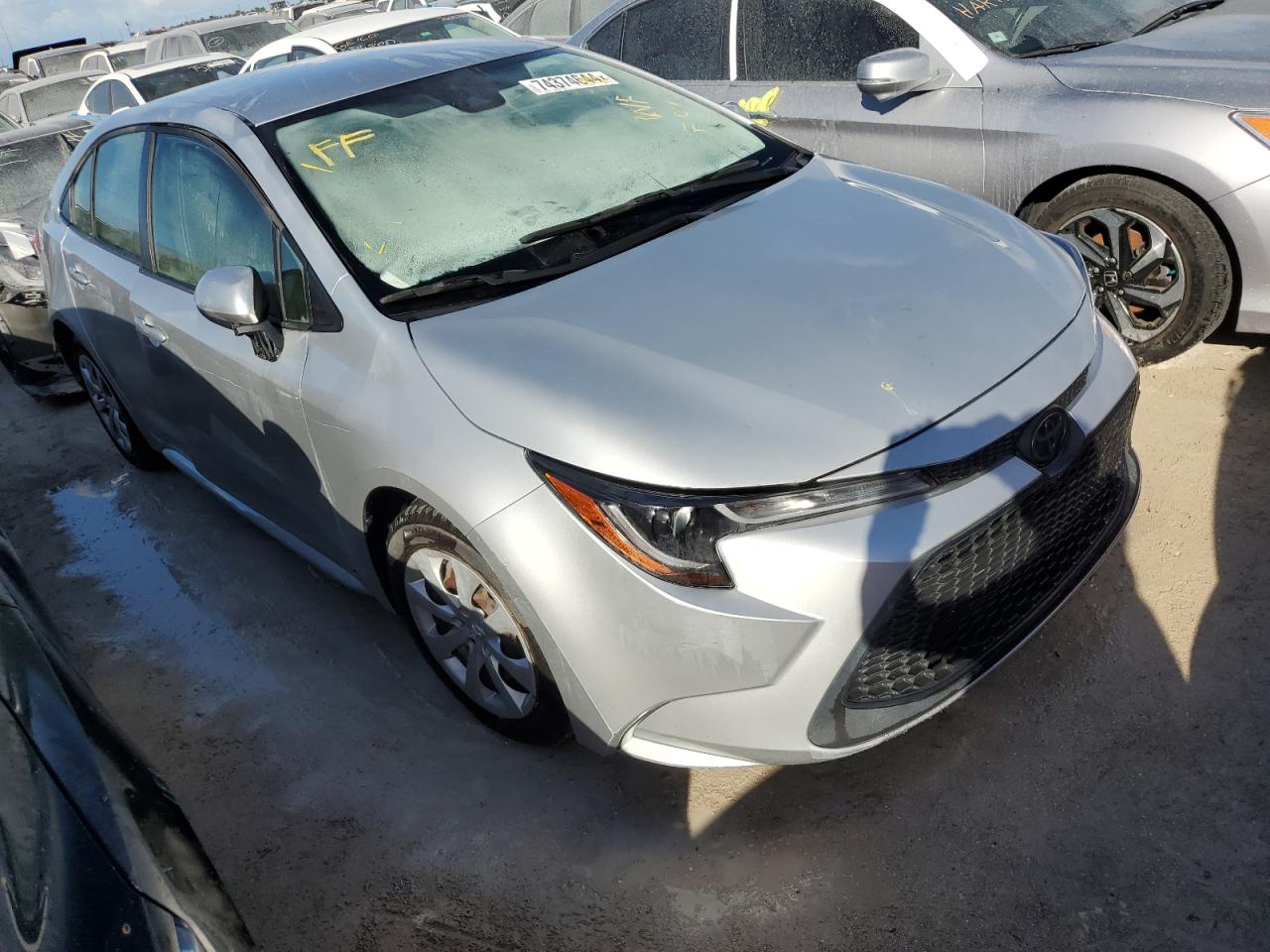 2020 Toyota Corolla VIN JTDEPRAEXLJ042920 Copart auction photo, water/flood damage thumbnail 4