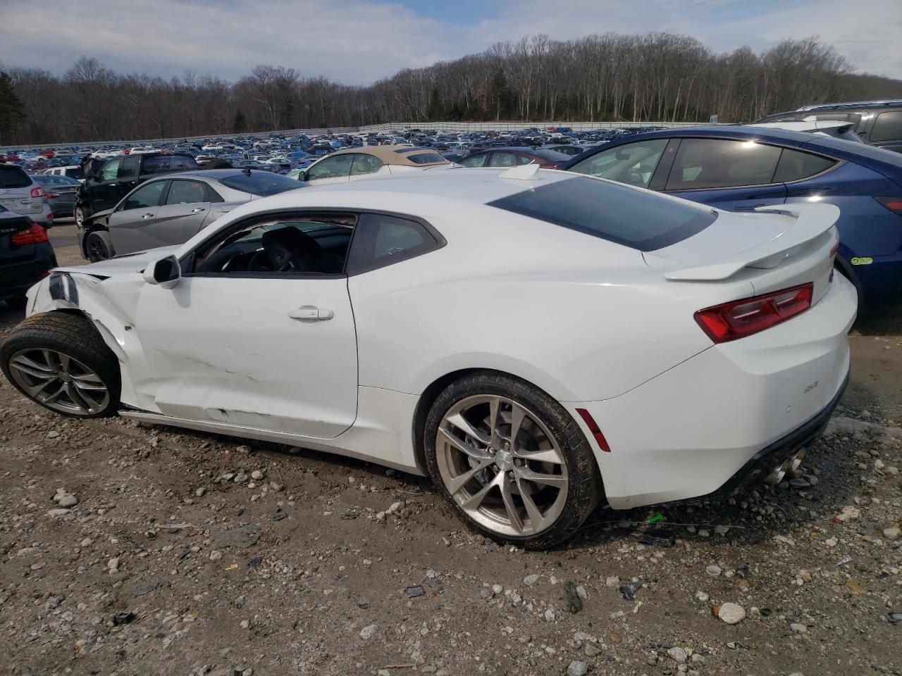 2017 Chevrolet Camaro VIN 1G1FG1R78H0140300 Copart auction photo, front end / side damage thumbnail 2