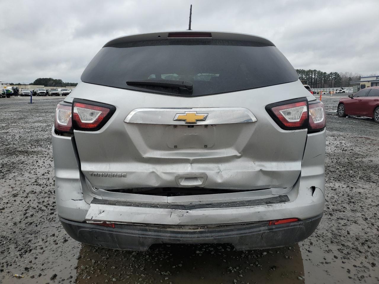 2017 Chevrolet Traverse VIN 1GNKRFED4HJ354002 Copart auction photo, rear end damage thumbnail 6