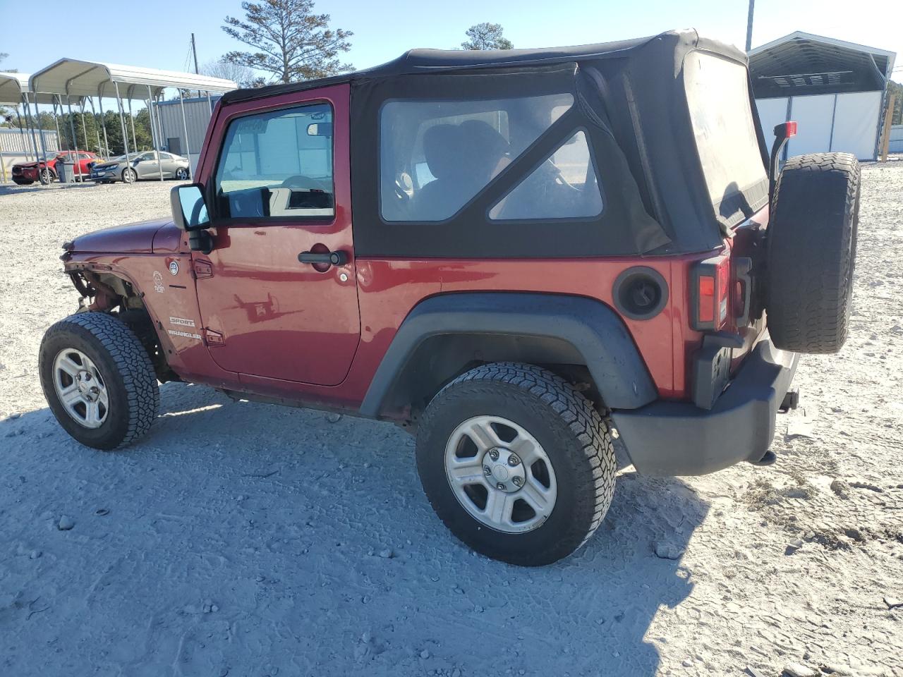 2013 Jeep Wrangler VIN 1C4AJWAG1DL502102 Copart auction photo, front end damage thumbnail 2