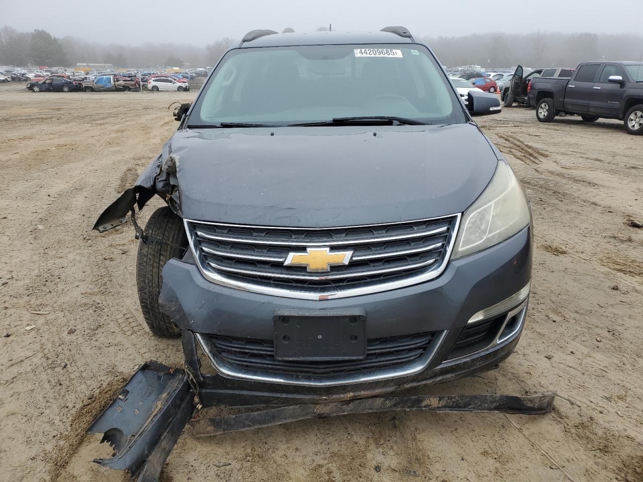2014 Chevrolet Traverse VIN 1GNKRGKD6EJ143499 Copart auction photo, undercarriage / front end damage thumbnail 5
