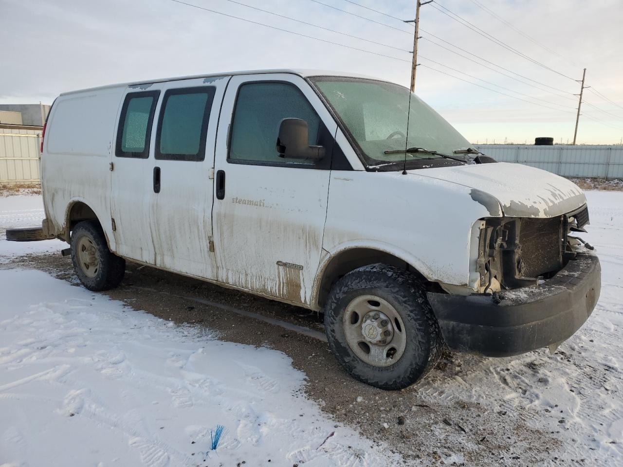 2005 Chevrolet Express VIN 1GCHG35UX51264288 Copart auction photo, all over damage thumbnail 4
