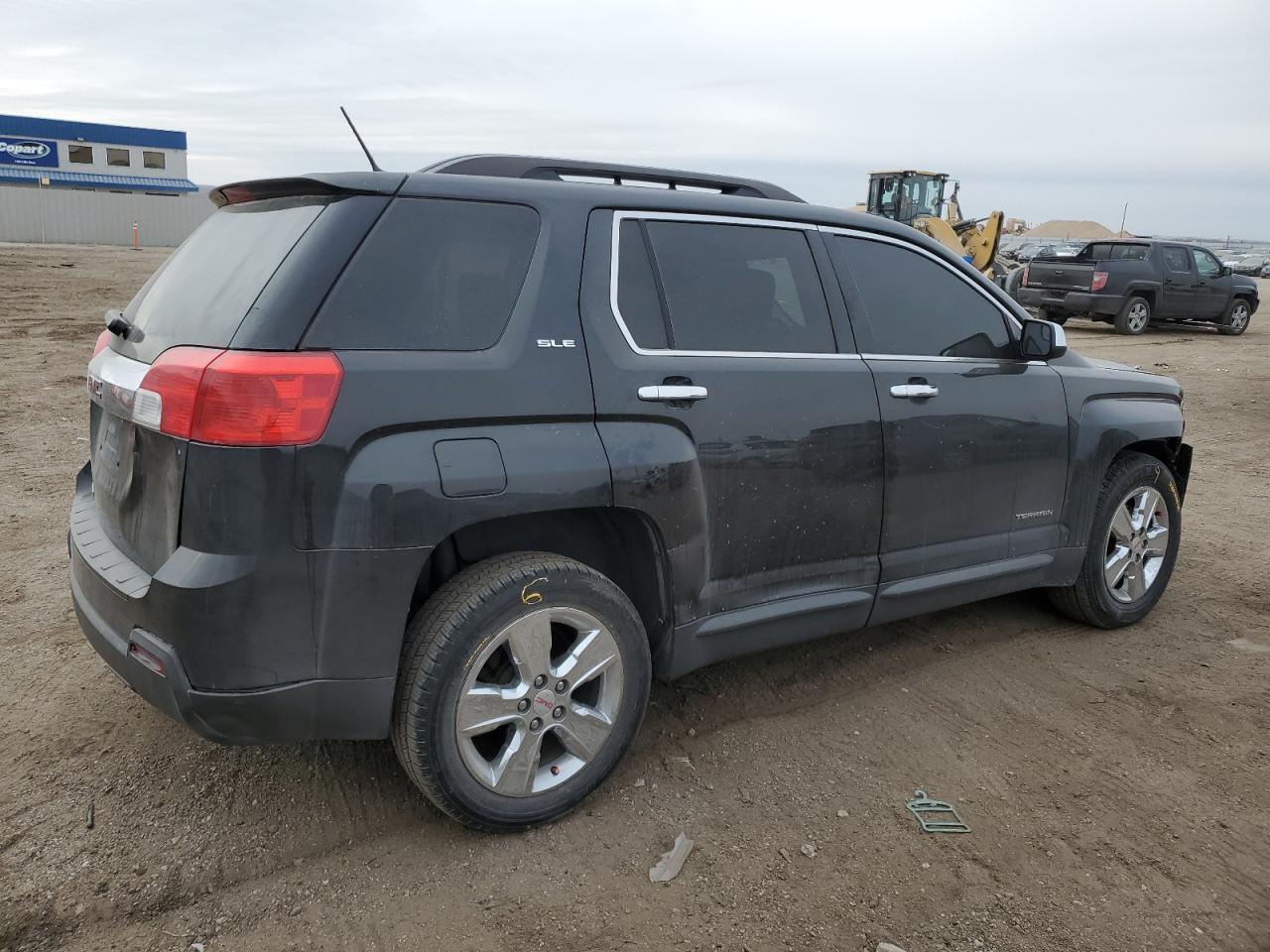 2014 GMC Terrain VIN 2GKALREK7E6319053 Copart auction photo, front end / hail damage thumbnail 3