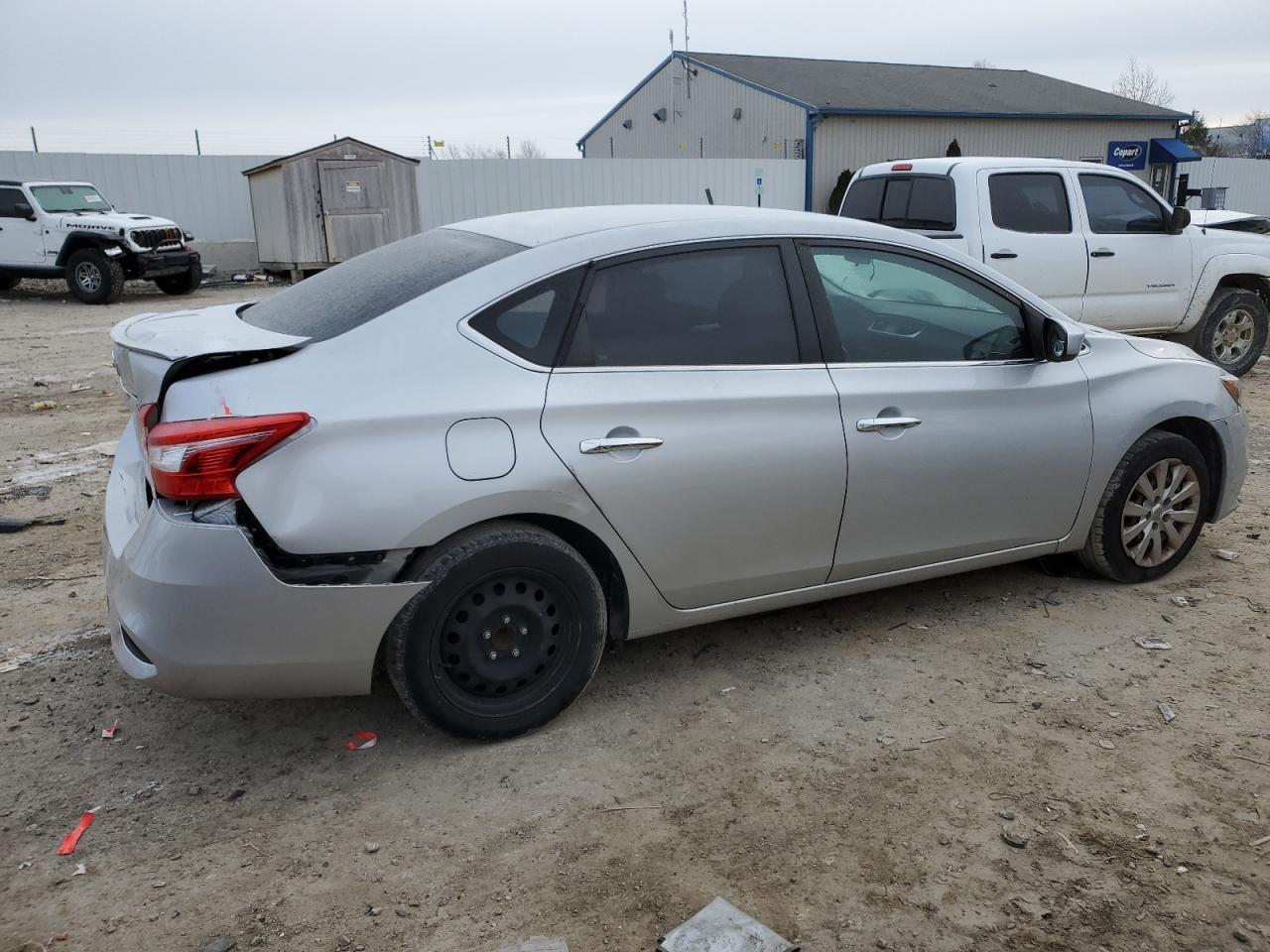 2017 Nissan Sentra VIN 3N1AB7AP1HY338398 Copart auction photo, rear end damage thumbnail 3
