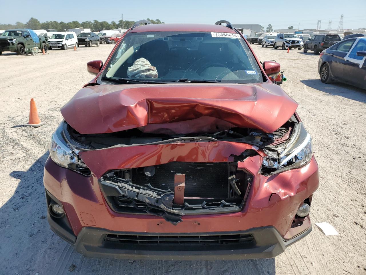 2019 Subaru XV VIN JF2GTAEC5KH396561 Copart auction photo, front end damage thumbnail 5