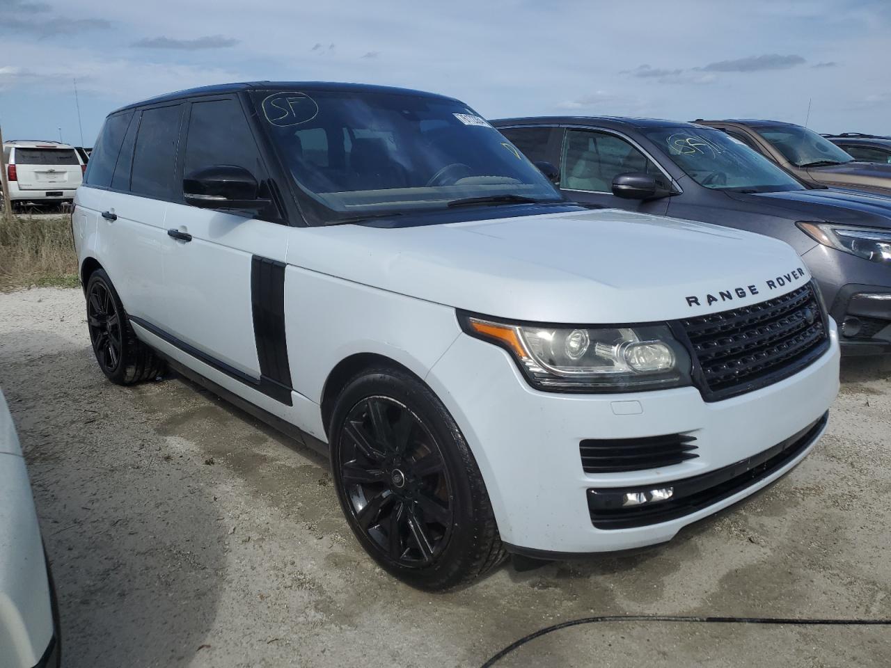 2016 Land Rover Range Rover VIN SALGS2KFXGA248730 Copart auction photo, water/flood damage thumbnail 4
