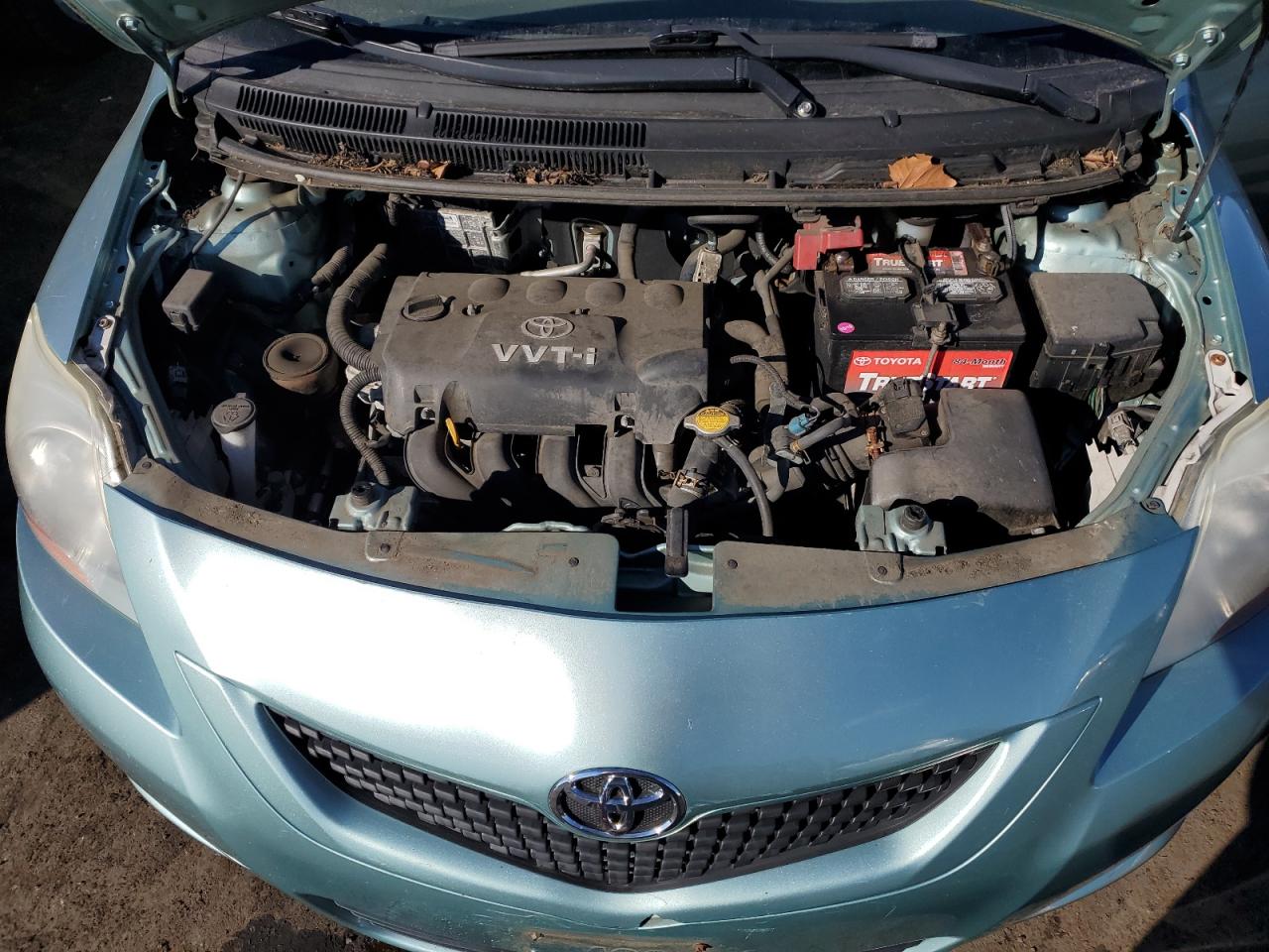 2009 Toyota Yaris VIN JTDBT903191330722 Copart auction photo, top/roof damage thumbnail 11
