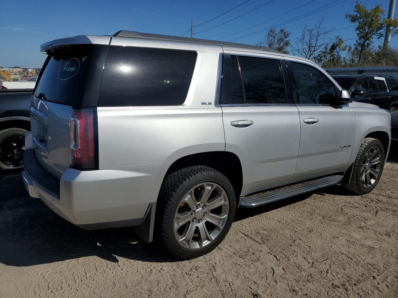 2019 GMC Yukon VIN 1GKS1AKC7KR115331 Copart auction photo, water/flood damage thumbnail 3