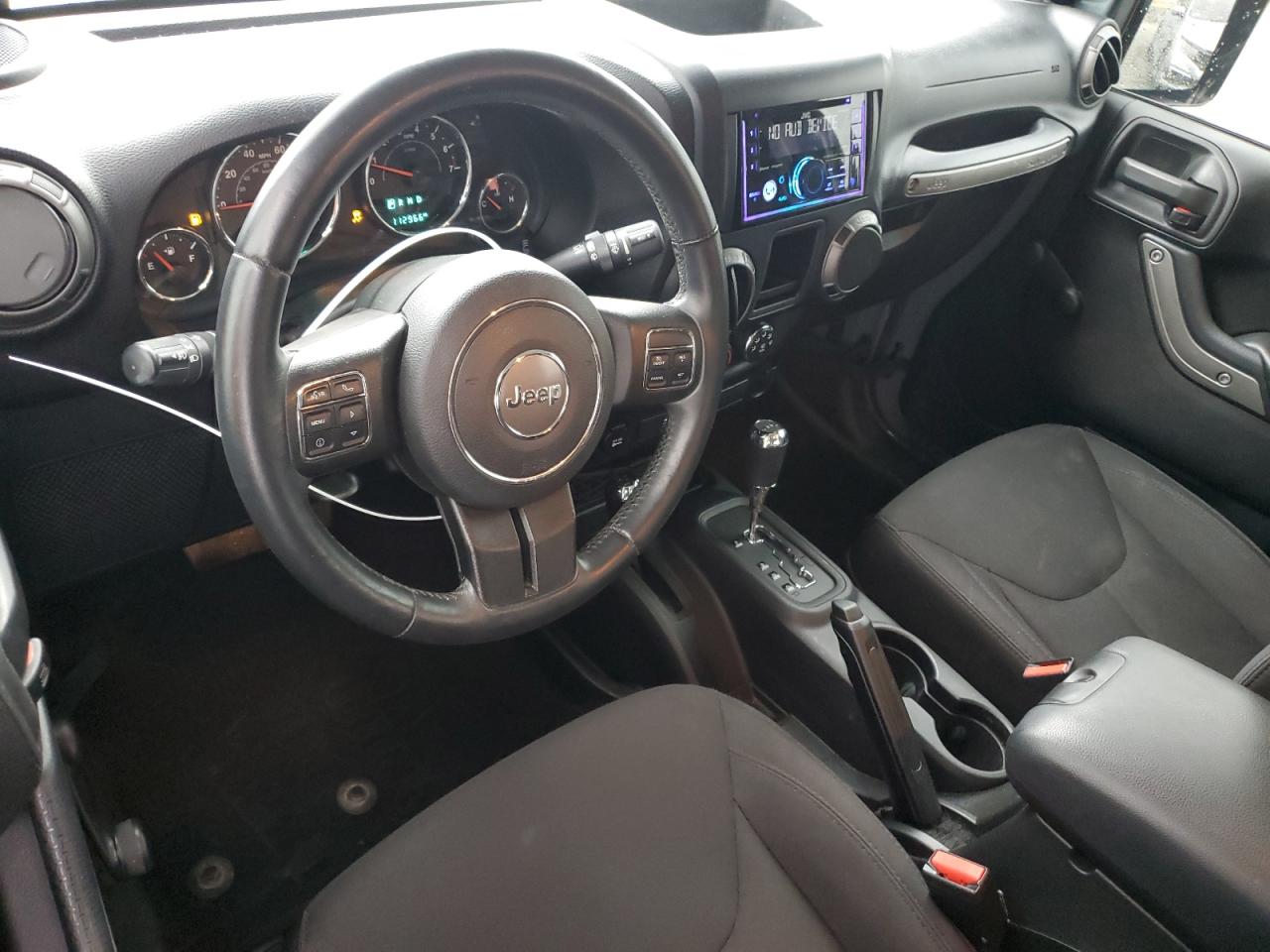 2015 Jeep Wrangler VIN 1C4AJWAG7FL575817 Copart auction photo, side damage thumbnail 8
