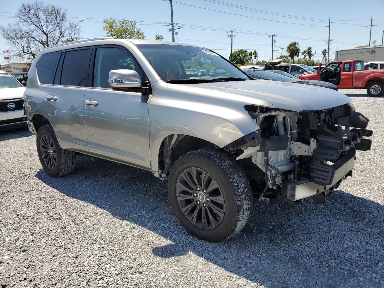 2023 Lexus GX VIN JTJAM7BX0P5368300 Copart auction photo, front end / rear end damage thumbnail 4