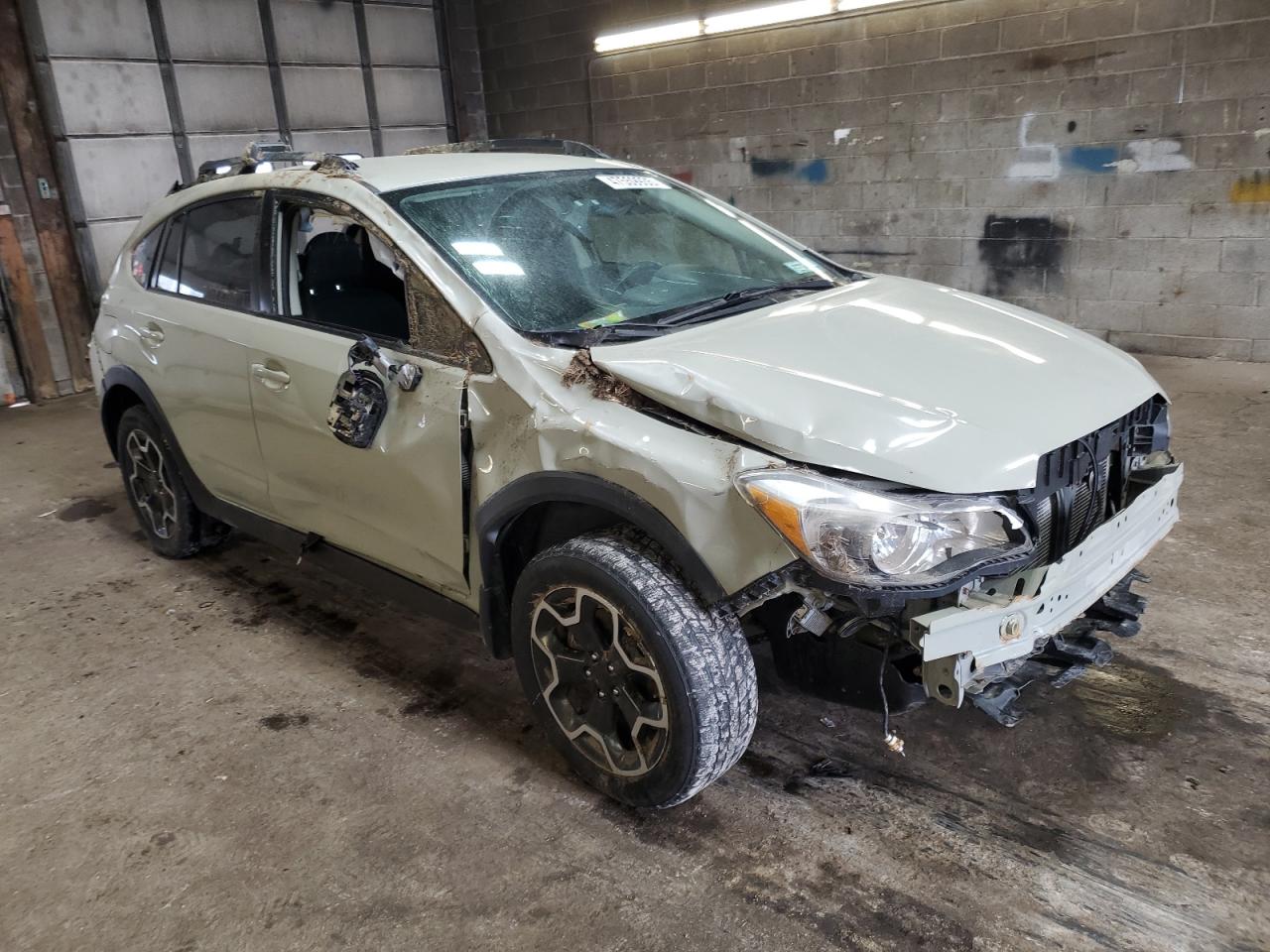 2014 Subaru XV VIN JF2GPACC6E8317698 Copart auction photo, rollover damage thumbnail 4