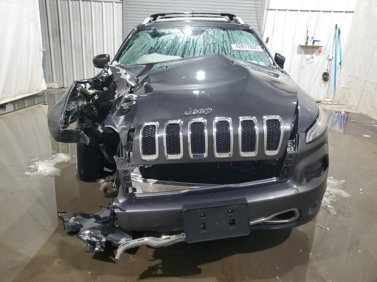2016 Jeep Grand Cherokee VIN 1C4PJMDS5GW193719 Copart auction photo, front end / side damage thumbnail 5