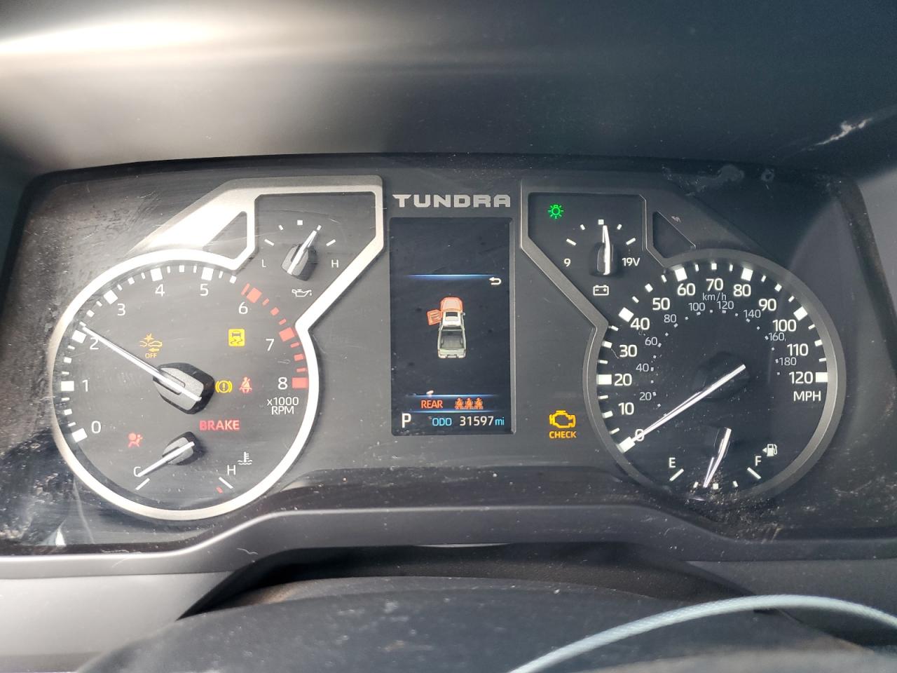 2022 Toyota Tundra VIN 5TFLA5DA9NX038383 Copart auction photo, front end damage thumbnail 9
