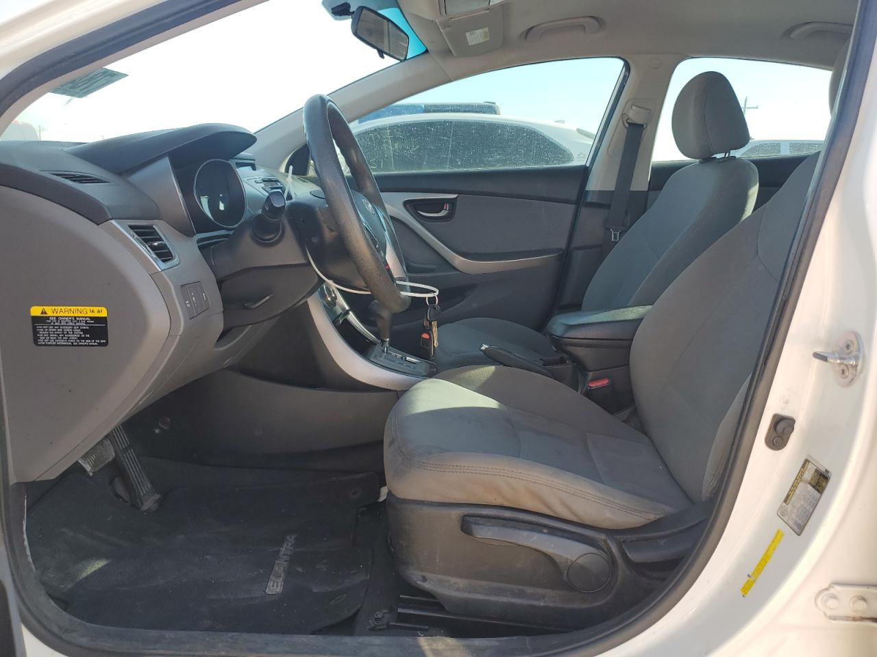 2013 Hyundai Elantra VIN 5NPDH4AE3DH449127 Copart auction photo, water/flood / minor dent/scratches damage thumbnail 7
