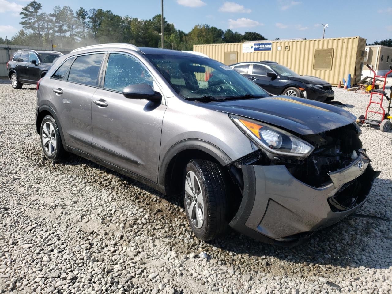 2018 KIA Niro VIN KNDCB3LC5J5170650 Copart auction photo, front end damage thumbnail 4