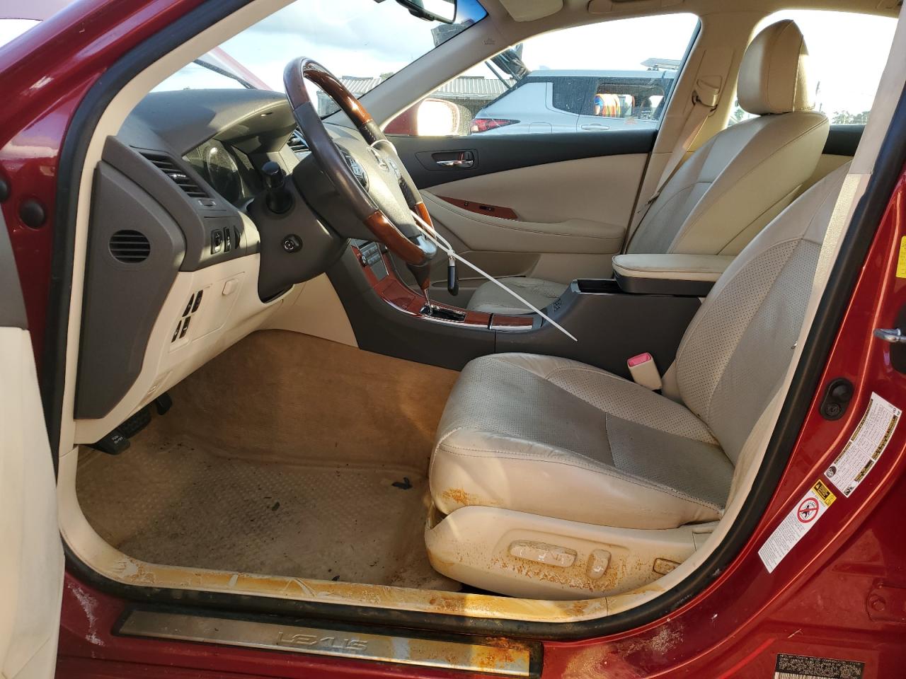 2011 Lexus ES VIN JTHBK1EG7B2429639 Copart auction photo, water/flood damage thumbnail 7