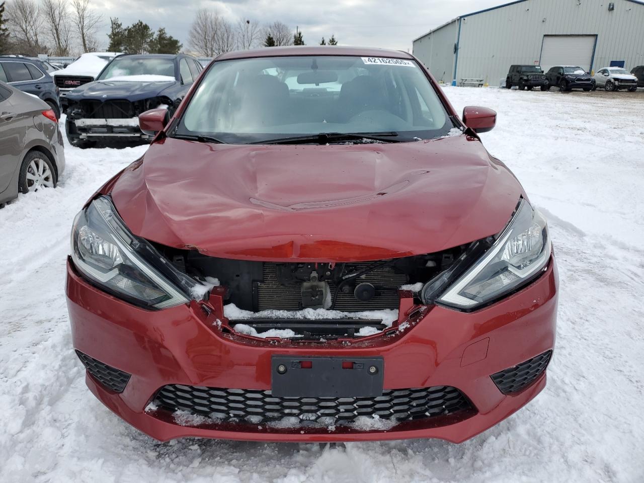 2016 Nissan Sentra VIN 3N1AB7AP5GL658514 Copart auction photo, front end / side damage thumbnail 5