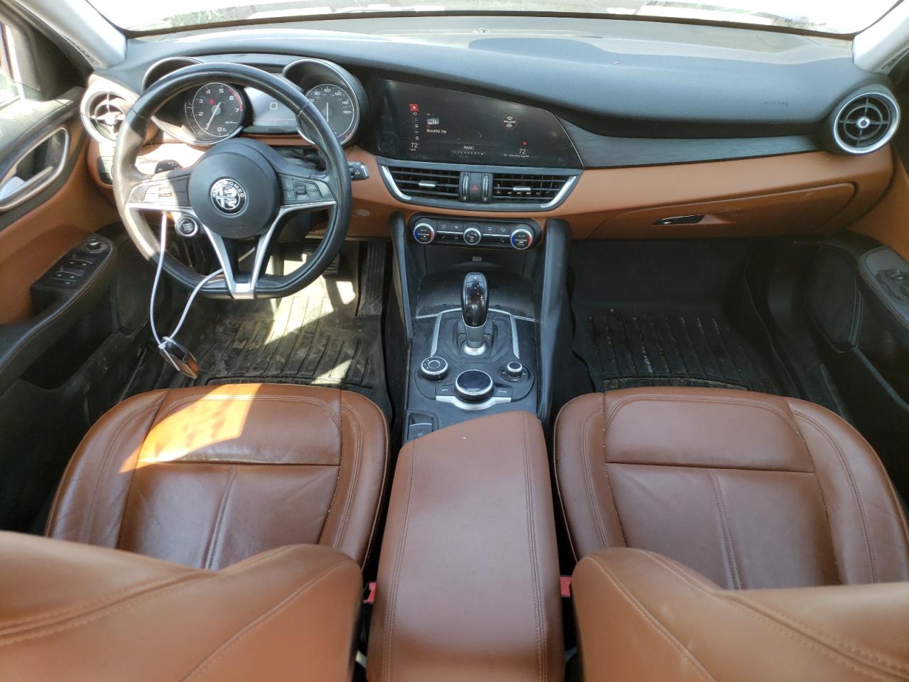 2017 Alfa Romeo Giulia VIN ZARFAEDN9H7536870 Copart auction photo, front end / hail damage thumbnail 8