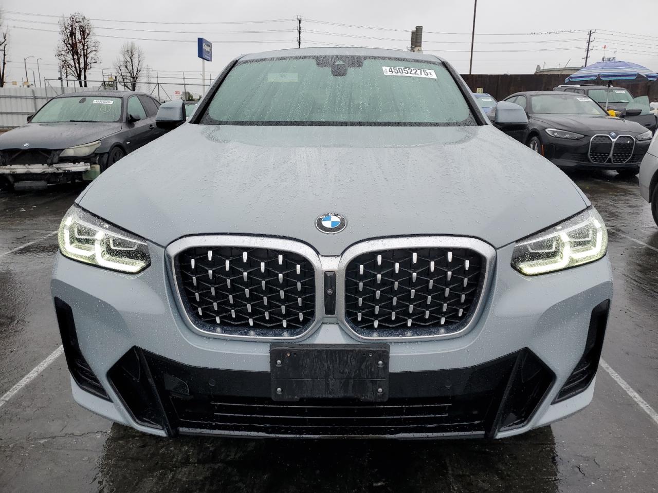 2022 BMW X4 VIN 5UX33DT01N9K75935 Copart auction photo, rear end damage thumbnail 5