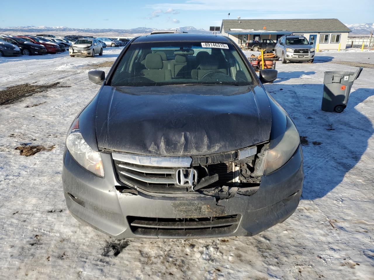 2011 Honda Accord VIN 1HGCP3F71BA014308 Copart auction photo, rear end / front end damage thumbnail 5
