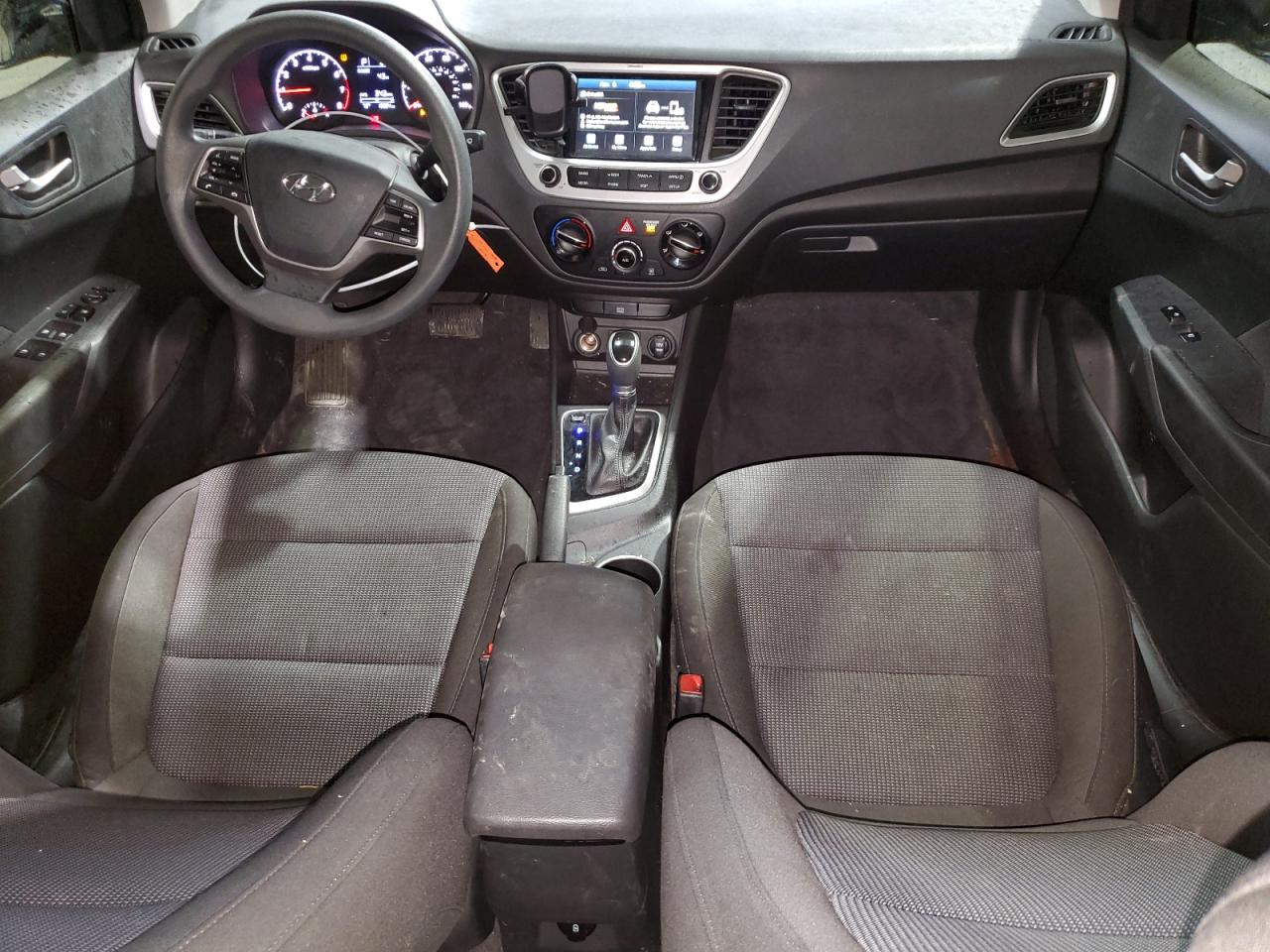2022 Hyundai Accent VIN 3KPC24A6XNE172634 Copart auction photo, rear end / side damage thumbnail 8