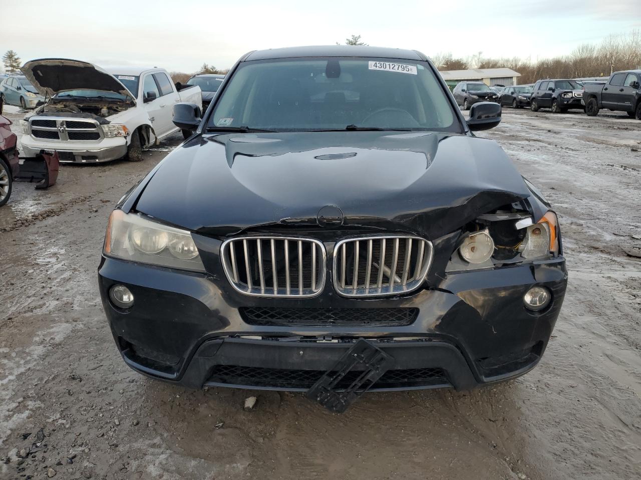 2011 BMW X3 VIN 5UXWX5C52BL705800 Copart auction photo, front end / rear end damage thumbnail 5