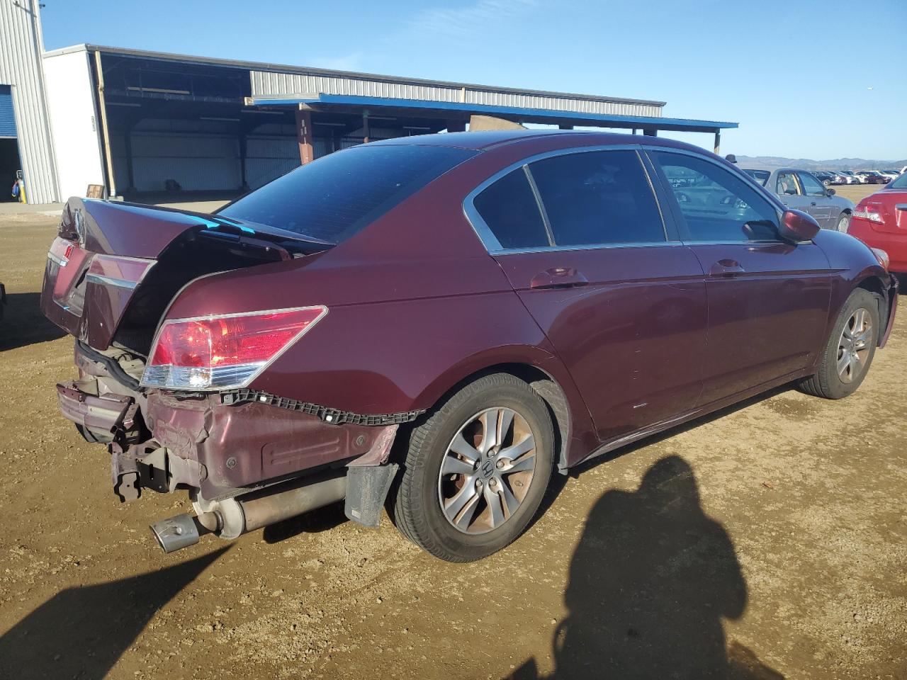 2012 Honda Accord VIN 1HGCP2F41CA150570 Copart auction photo, rear end / front end damage thumbnail 3
