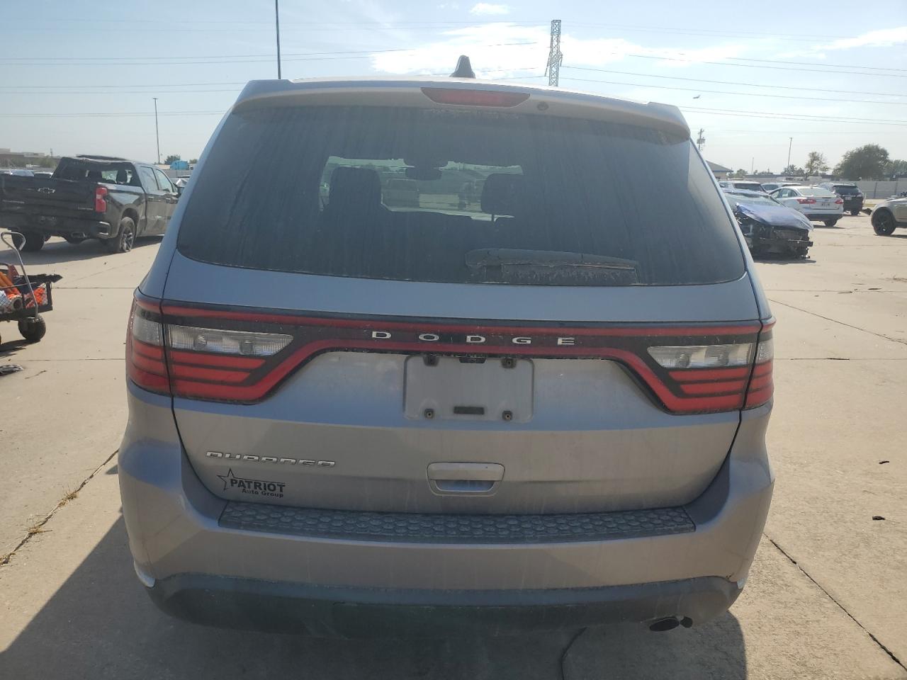 2020 Dodge Durango VIN 1C4RDHAG7LC102792 Copart auction photo, side / front end damage thumbnail 6