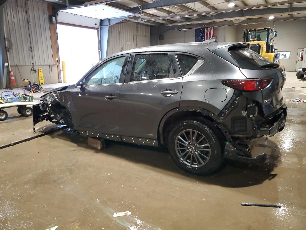 2019 Mazda CX-5 VIN JM3KFBCM6K0589907 Copart auction photo, front end / rear end damage thumbnail 2